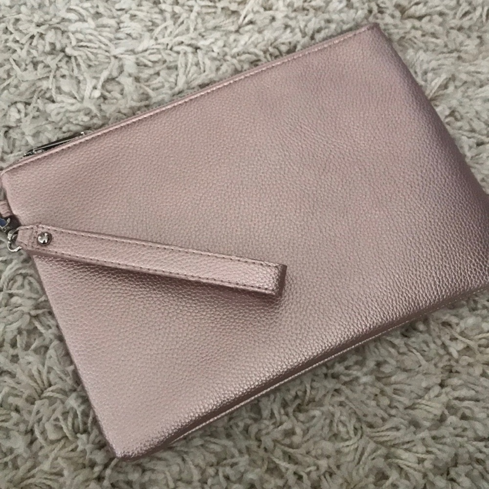 Oversized Rose Gold Wristlet